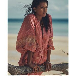 NWT Spell & the Gypsy Utopia Blouse Flamingo Pink Small